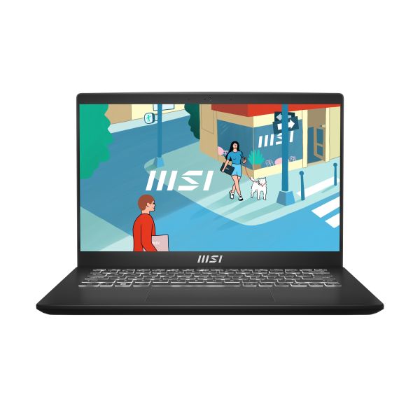 Bekijk afbeelding 1 van MSI Modern 14inch Full HD, Core i3, 8GB, 512GB SSD, W.11.H